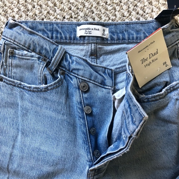 Abercrombie & Fitch High Rise Dad Jeans - Picture 12 of 14